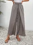 Geometric Loose Casual Pants