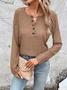 Plain Casual Blouse