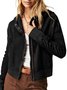 Casual Pocket Stitching Knitted Hoodie Jacket
