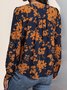 Casual Floral Loose Blouse