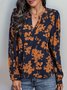 Casual Floral Loose Blouse