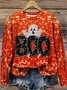 Halloween Design Casual Pullover Sweatshirt