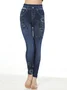 Tight Casual Floral High Elasticity Leggings
