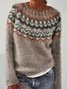 Casual Loose Crew Neck Sweater