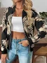 Zipper Casual Loose Others Jacket