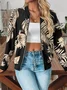 Zipper Casual Loose Others Jacket