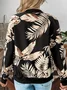 Zipper Casual Loose Others Jacket