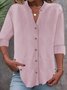 Women Striped Casual Daily Loose Long Sleeve Shirts