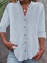 Women Striped Casual Daily Loose Long Sleeve Shirts
