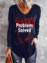 Bloody Problem Solved Halloween  T-Shirt