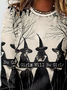 Halloween Casual Crew Neck T-Shirt