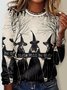 Halloween Casual Crew Neck T-Shirt