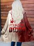 Casual Hoodie Halloween Kimono