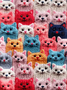 Cat Simple Loose Knitted Sweater