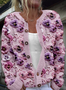 Vintage flower button cardigan