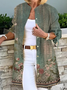 Casual Crew Neck Jacket