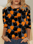 Halloween Casual Jersey T-Shirt