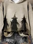 Three Spooky Witches In The Sand Land Hoodie