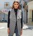 Loose Lapel Collar Plain Casual Vest