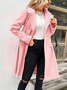 Loose Plain Casual Others Jacket