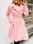 Loose Plain Casual Others Jacket