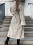 Plain Loose Casual Others Jacket