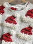 Christmas Hat Casual Sweatshirt
