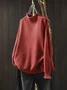 Loose Mock Neck Wool/Knitting Sweater