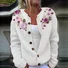 Crew Neck Simple Cardigan