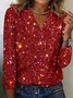 Casual Loose V-Neck T-Shirt