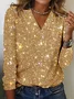 Casual Loose V-Neck T-Shirt