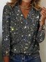 Casual Loose V-Neck T-Shirt