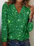 Casual Loose V-Neck T-Shirt