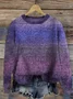 Crew Neck Casual Sweater