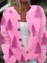 Women's Christmas Tree Print Knitted Cardigan