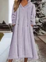 Regular Fit Casual Dress With No