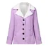 Plain Casual Loose Shawl Collar Padded Jacket
