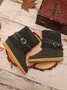 Winter Pu Cotton-Padded Boots