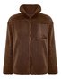 Loose Plain Lambswool Simple Jacket