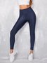 Casual Plain Tight Leggings