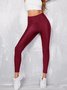 Casual Plain Tight Leggings