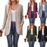 Casual Loose Plain Others Cardigan