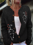 Women's Funny Cat Print Cardigan