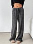 Striped Loose Casual Sweatpants & Joggers