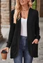 Casual Loose Plain Others Cardigan