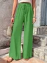 Casual Plain Loose Pants