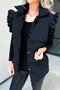 Plain Casual Loose Shawl Collar Vest