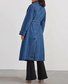 Casual Plain Shawl Collar Trench Coat