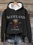 Scottish Highland Cattle Retro Hoodie