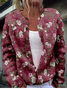 Crew Neck Casual Loose Cardigan